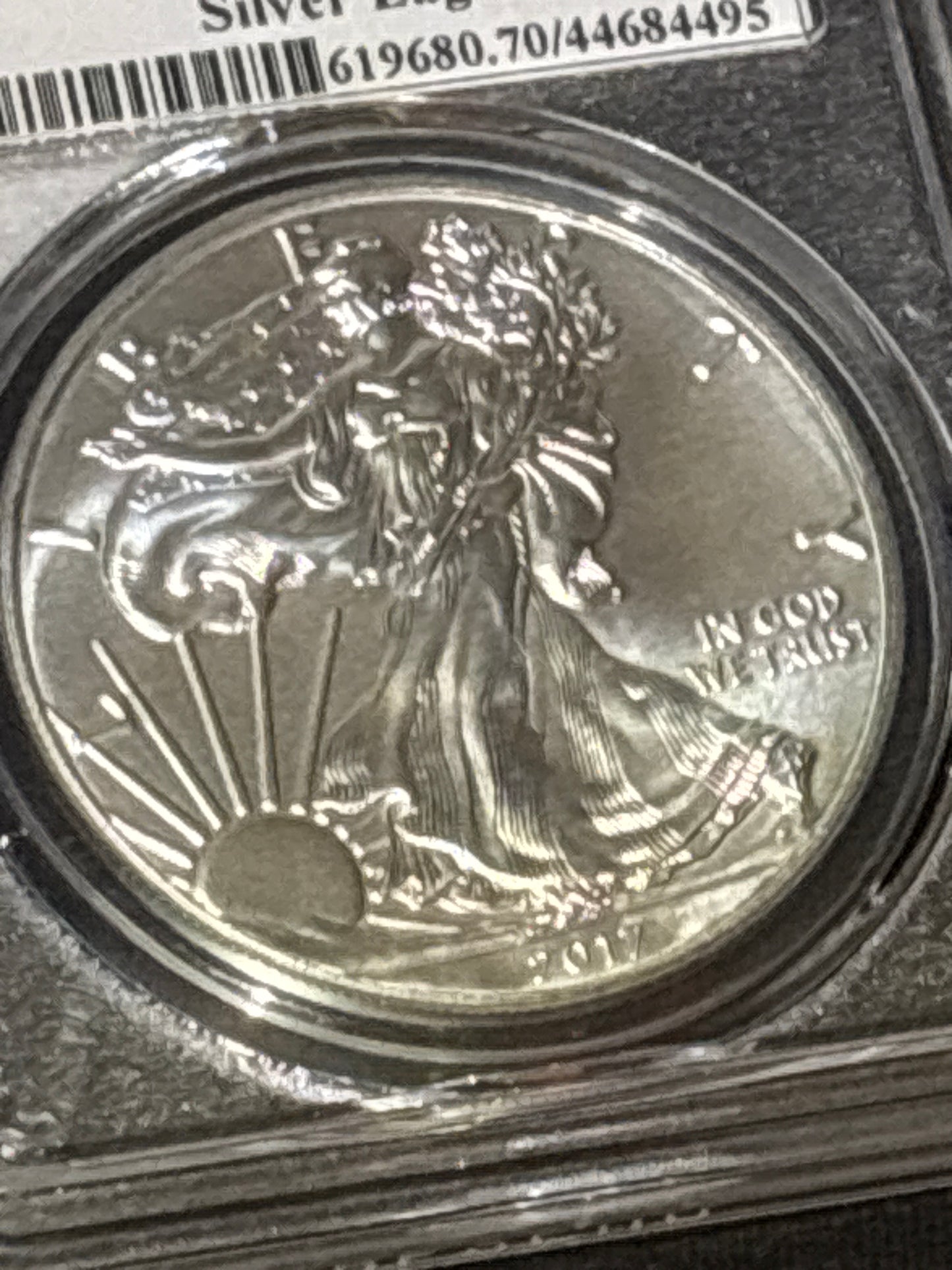 2017 Westpoint First Strike Silver Eagle in a MS70!