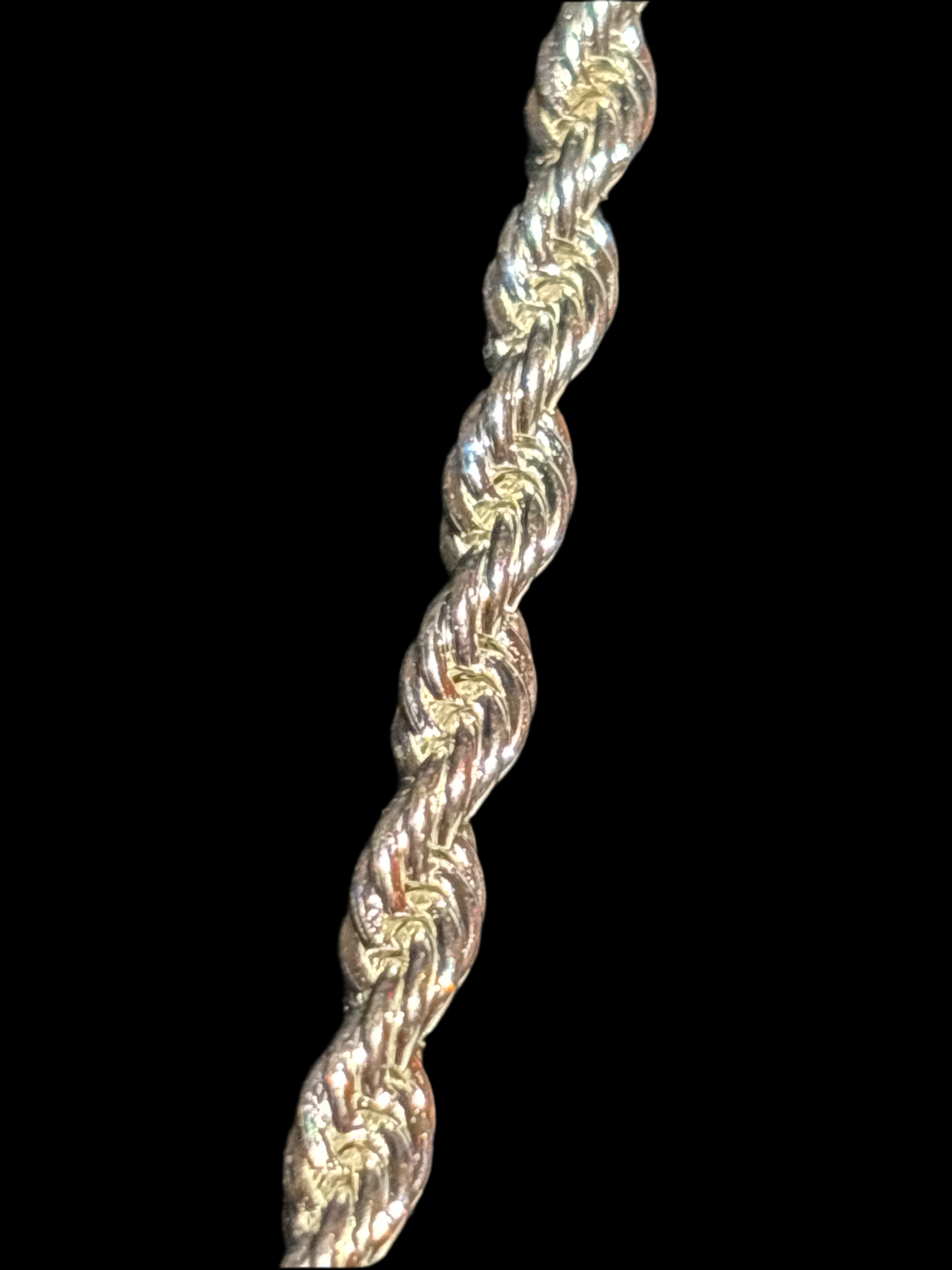 18 inch 925 Silver over brass Rope