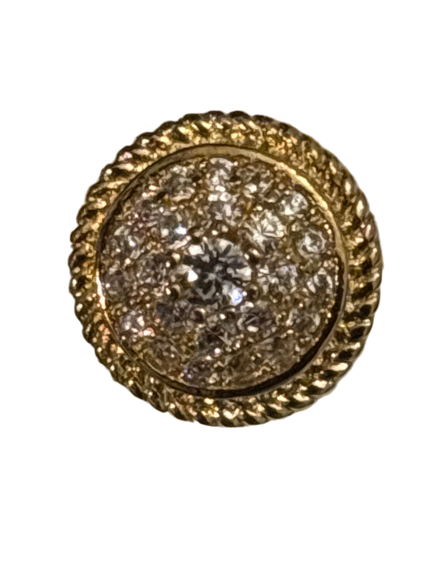 14k Gold over brass earrings with VVS CZs