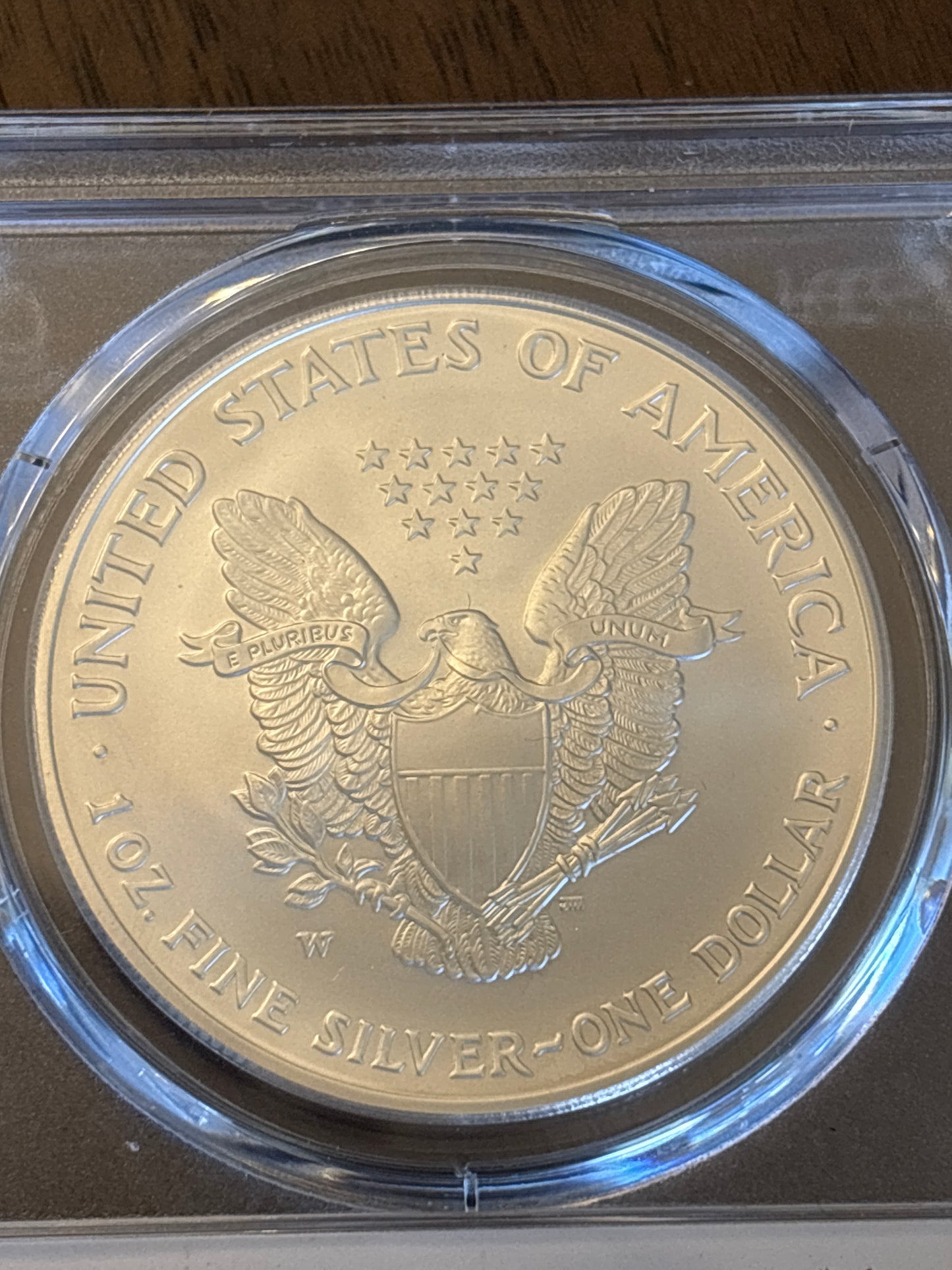 Ultra Breaks Gold Hologram 2006 West Point Burnished Silver eagle