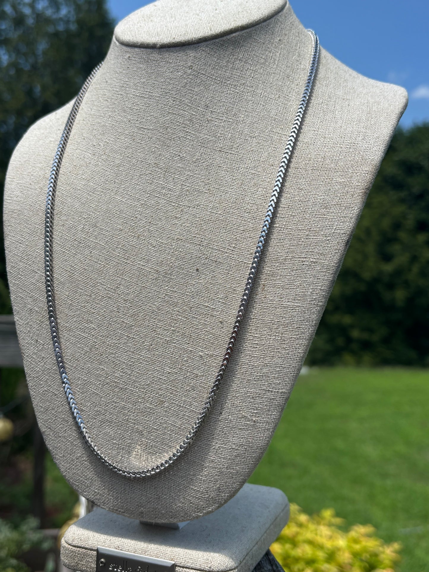 24" Franco 925 Silver
