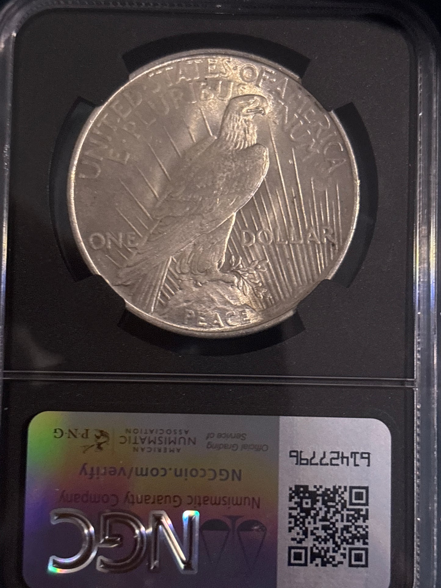 1922 BU Peace Dollar!