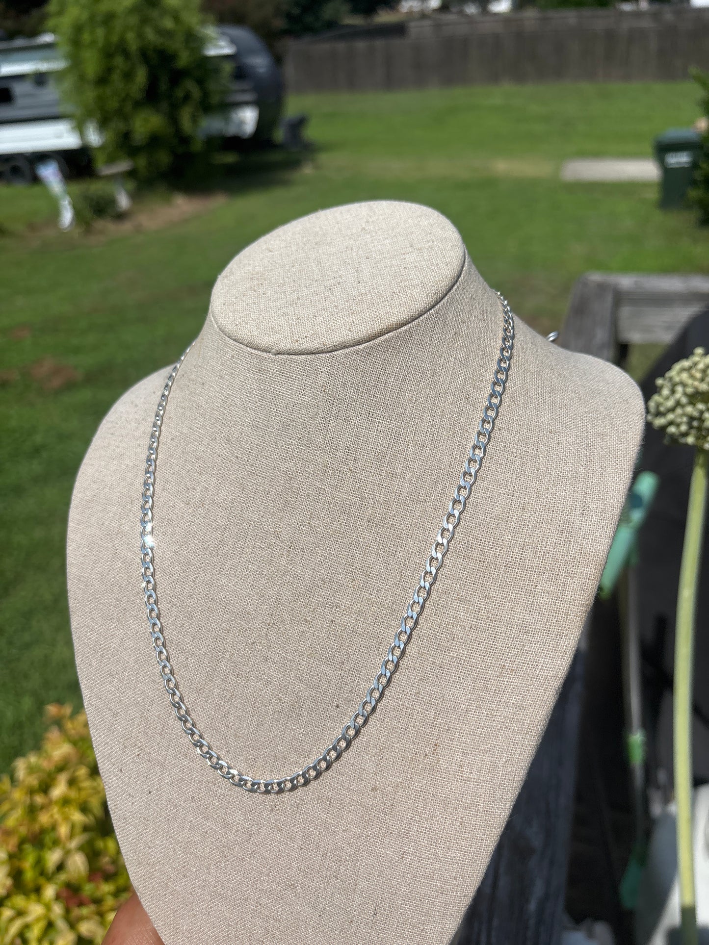 20" Cuban link 925 Silver