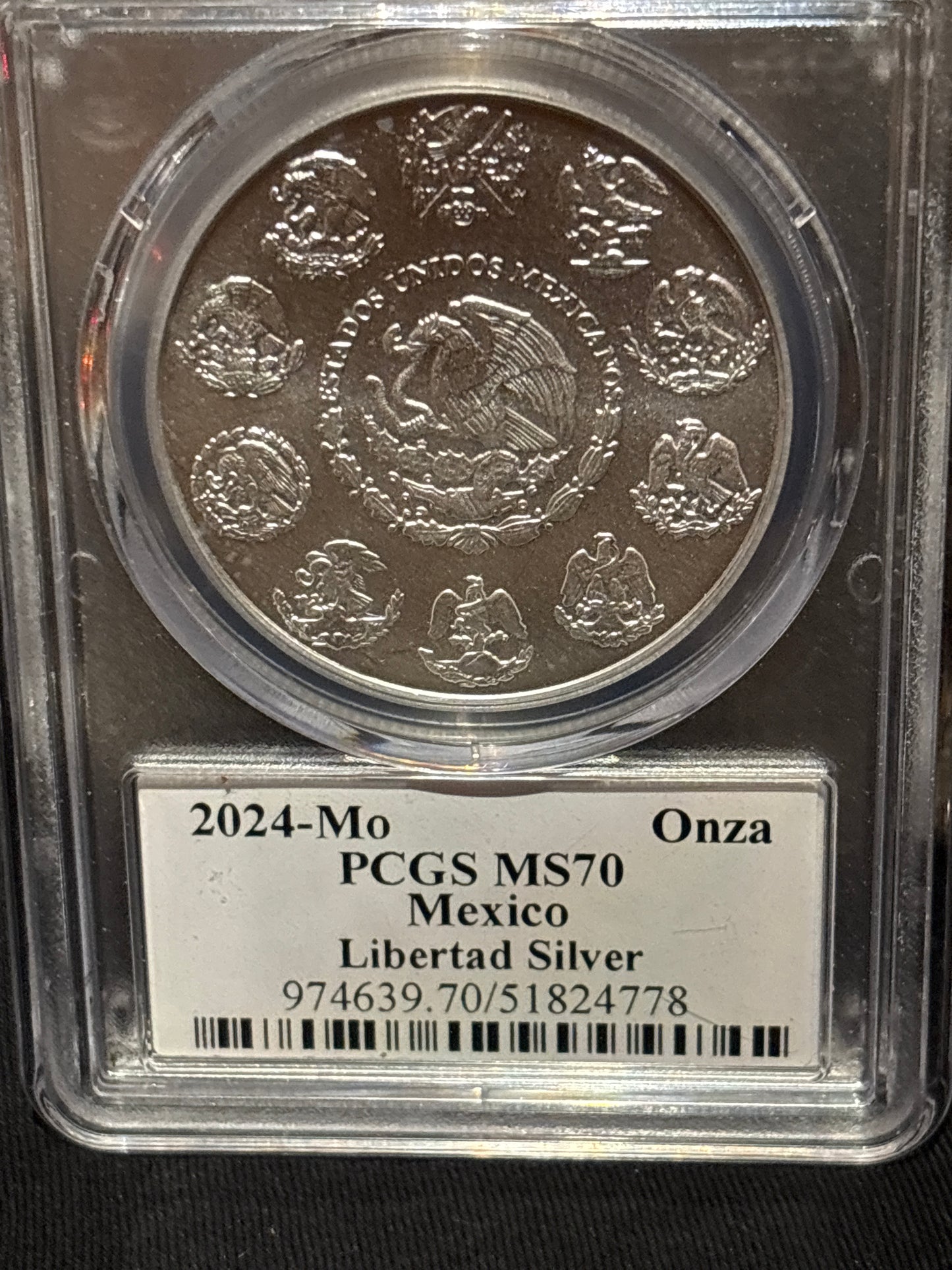 2024 Mexico Libertad, PCGS MS70