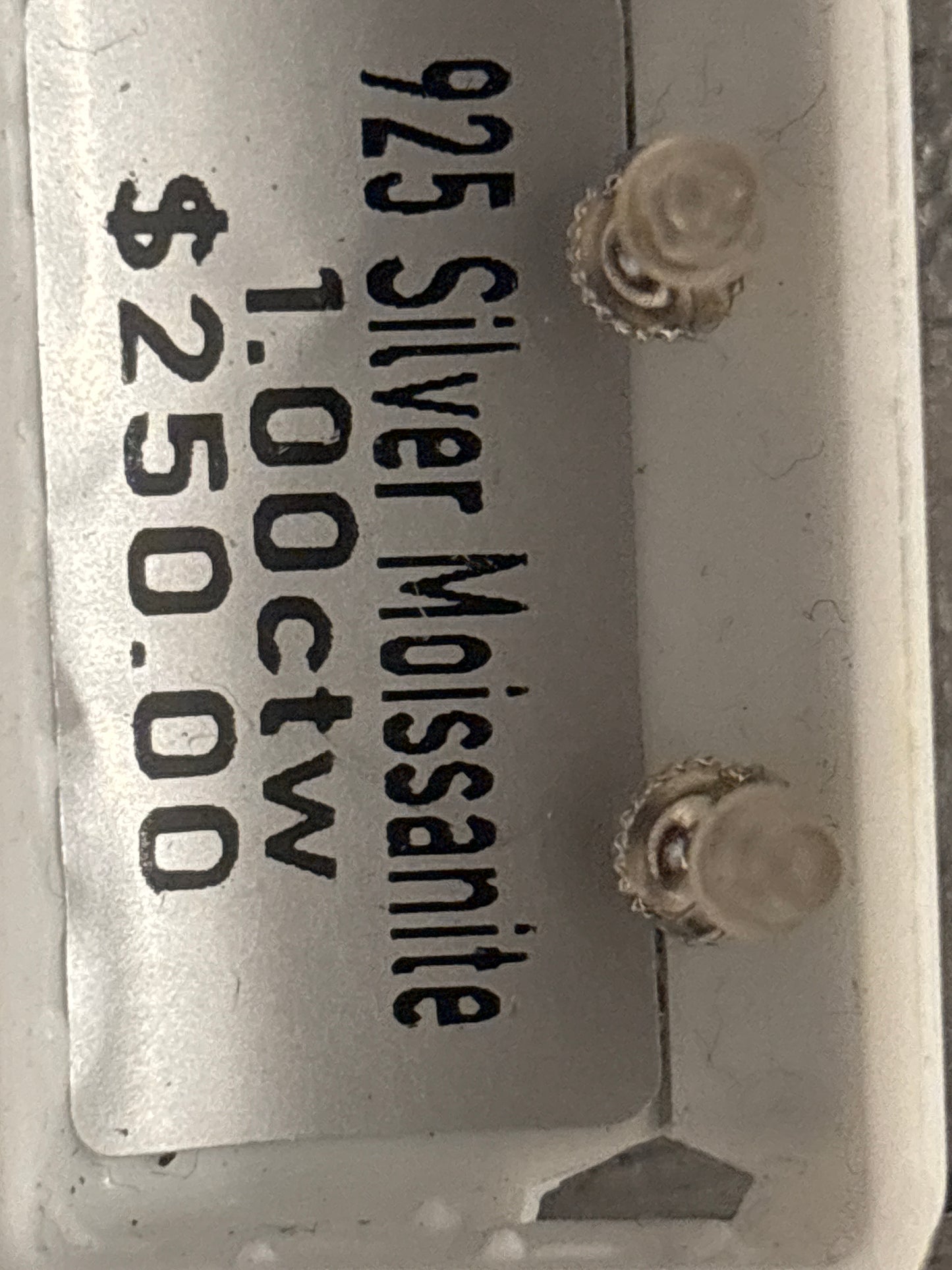 925 Silver 1.00ctw Moissanite