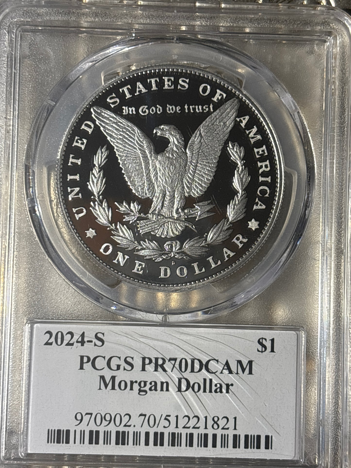 2024 S Morgan Dollar PR70DCAM PCGS ULTRA SLAB SERIES