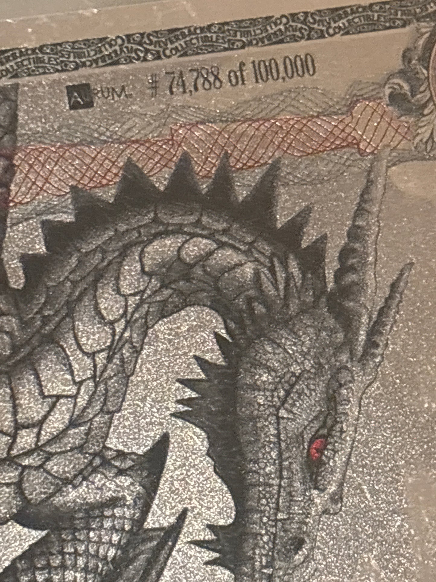 2024 1 SilverBack Red Dragon Graded 70 Gem UNC