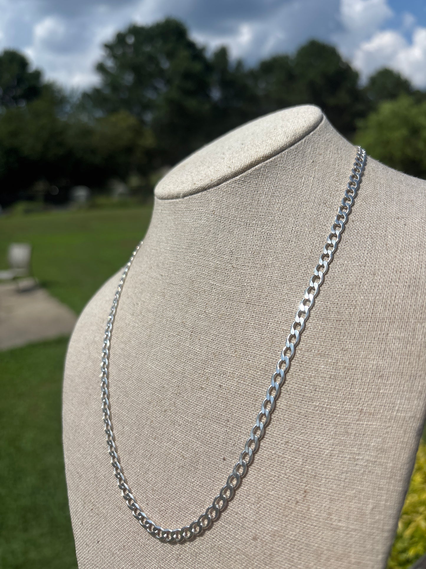 20" Cuban link 925 Silver