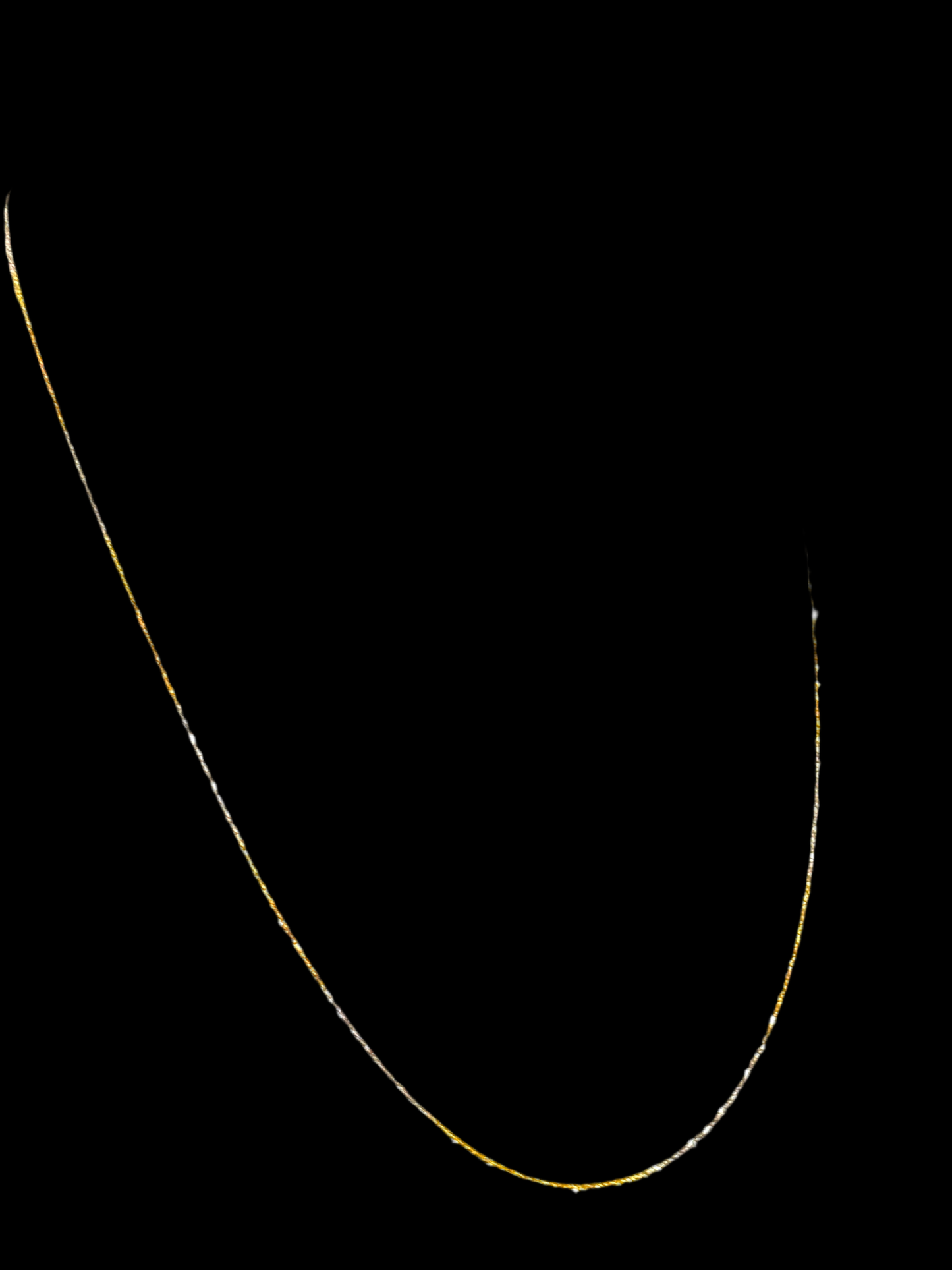 Tri-color Gold over 925 silver Necklace