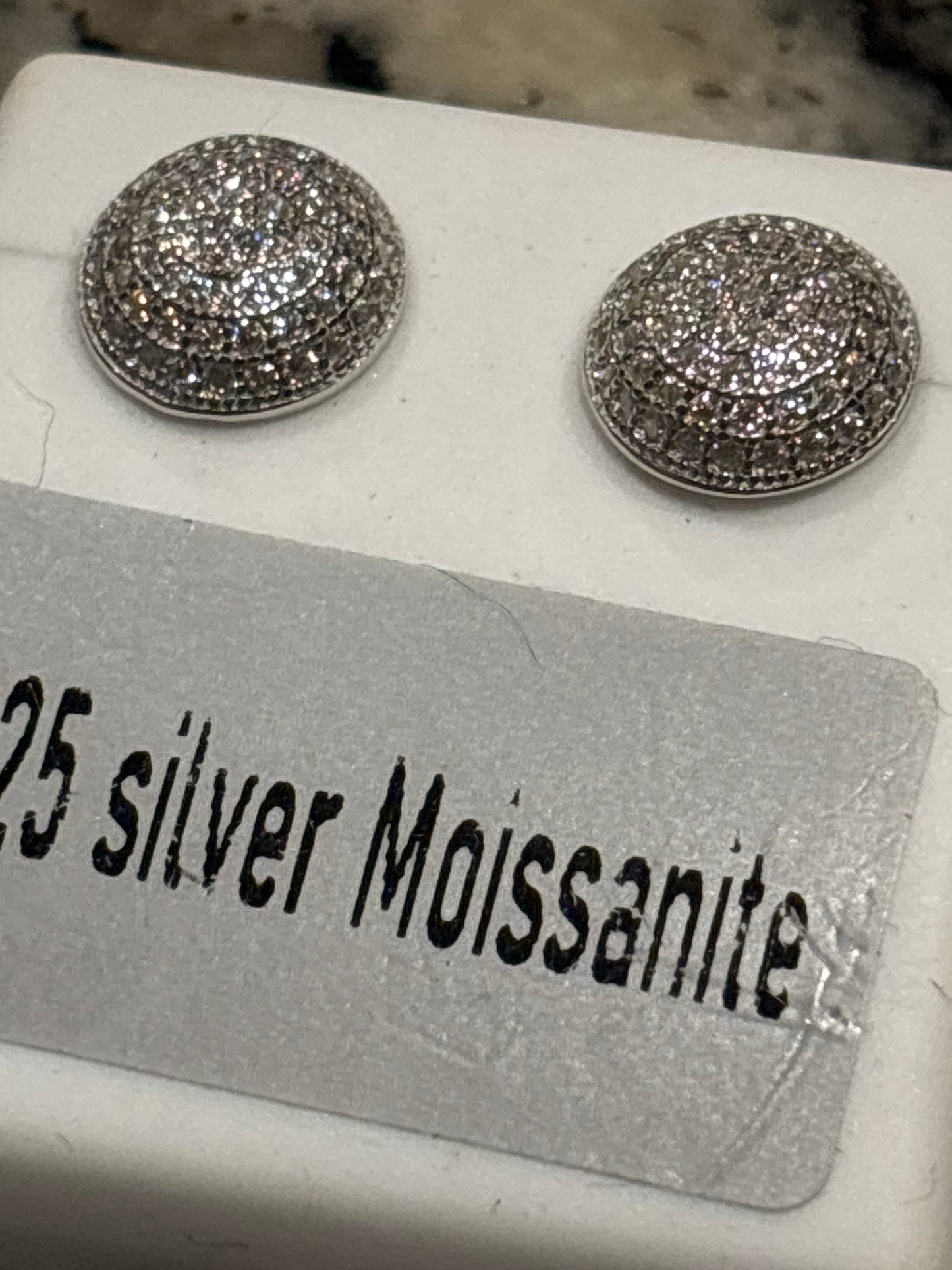 925 Silver 0.50 ctw Moissanite Earrings