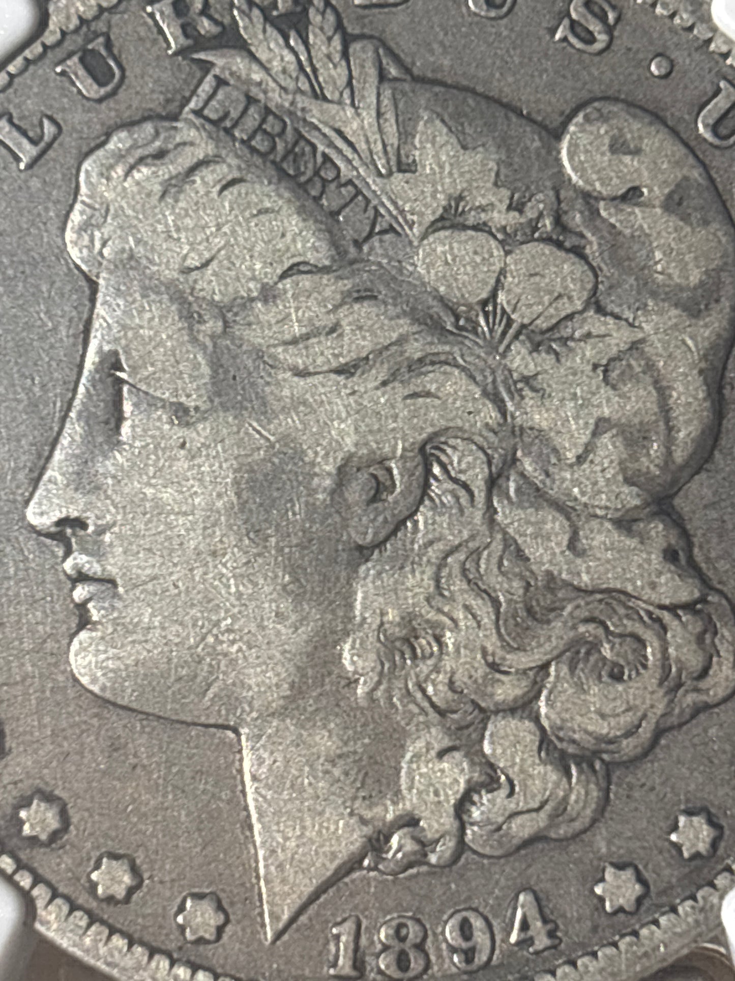 1894 O Morgan Dollar NGC F 12