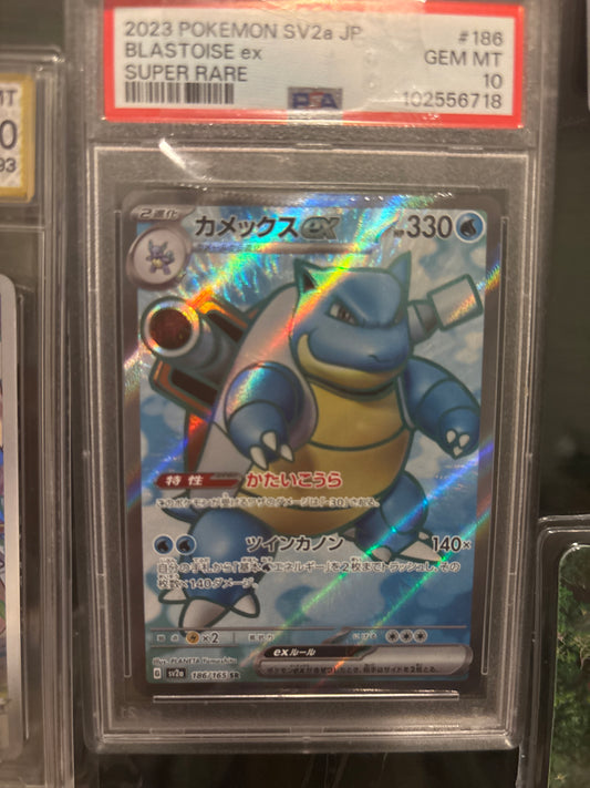 2023 Gem Mint PSA 10 Blastoise Slab