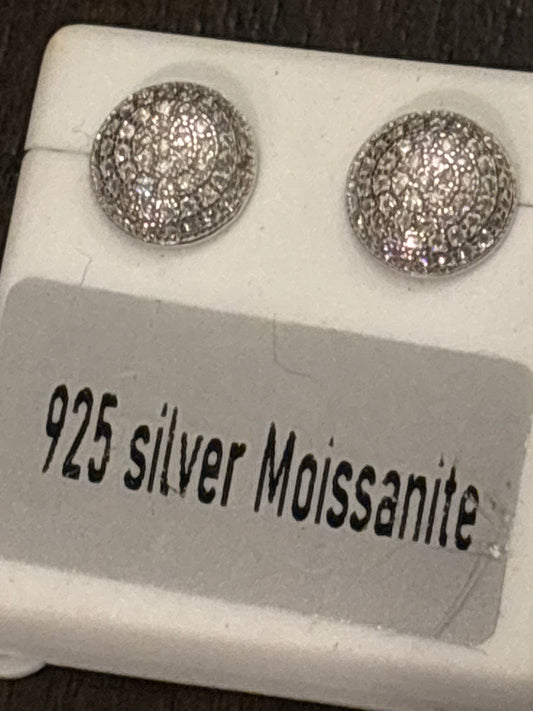 925 Silver 0.50 ctw Moissanite Earrings