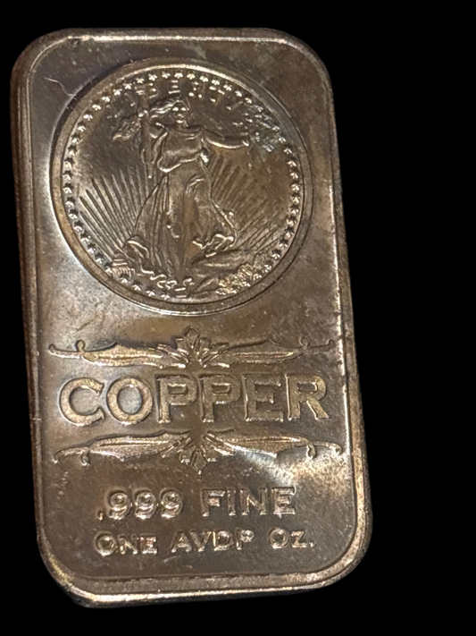 1oz Copper ignot