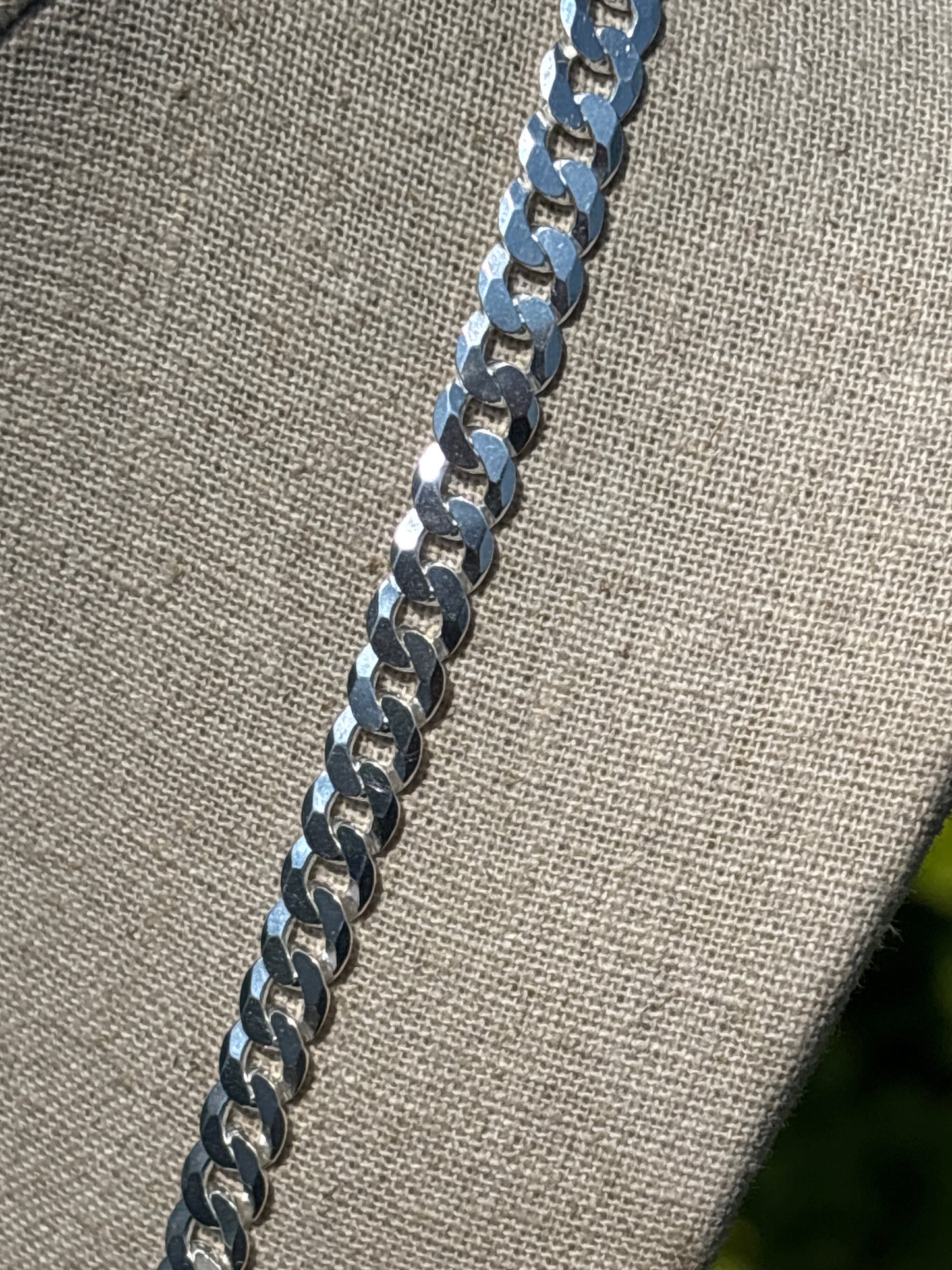 24" Cuban 925 Italian silver